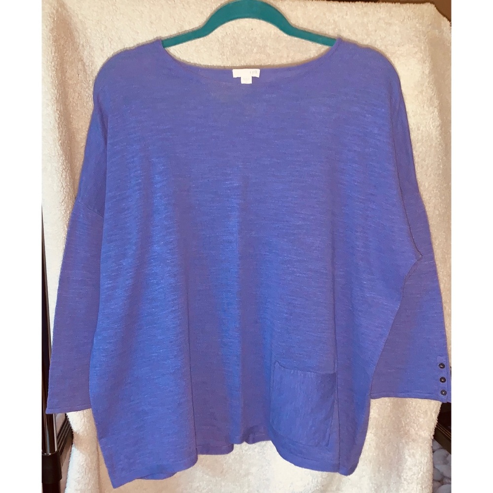 J. Jill Loose Hanging Pocketed Sweater